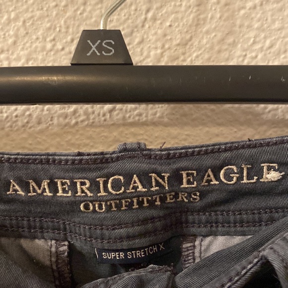 American Eagle stretch midi shirt size 2 - Picture 2 of 4